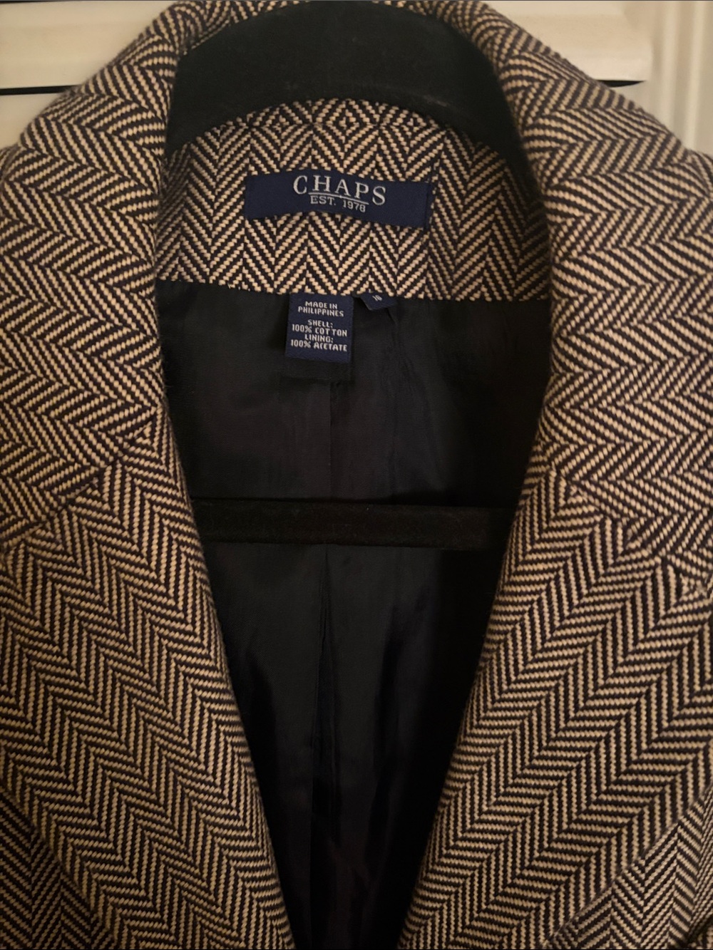 Chaps Women’s Suit Tan and Brown